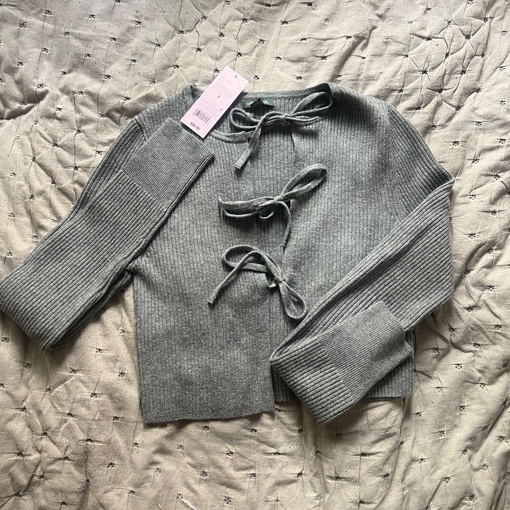 Wild Fable Tie Cardigan/ Top